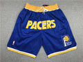 Men's Indiana Pacers Blue Basketball Shorts1