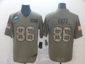 Men's Philadelphia Eagles Zach Ertz #86 Brown Team Game Jerseys