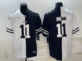 Men's Philadelphia Eagles A.J. Brown #11 Black/White Game Jerseys