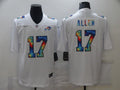 Men's Buffalo Bills Josh Allen #17 White Player Game Jerseys