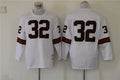 Men's Cleveland Browns Jim Brown Mitchell & Ness White Legacy Replica Player Jerseys