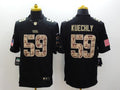 Men's Carolina Panthers Luke Kuechly #59 Black Alternate Game Jerseys