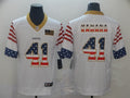 Men's New Orleans Saints Alvin Kamara #41 White Authentic Game Jerseys