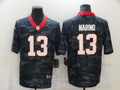 Men's Miami Dolphins Dan Marino #13 Gray Camouflage Game Jerseys