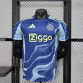 2025-26 Ajax Away Blue Player Version Jersey - Men's