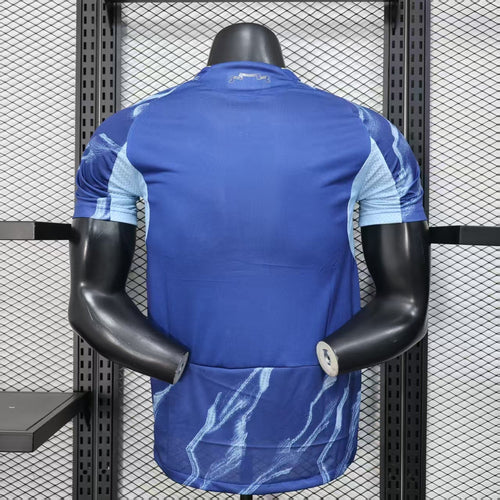 2025-26 Ajax Away Blue Player Version Jersey - Men's