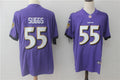 Men's Baltimore Ravens Terrell Suggs #55 Purple Game Jerseys