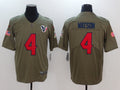 Men's Houston Texans Deshaun Watson #4 Brown Alternate Game Jerseys