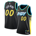 Men's Indiana Pacers Black 2023/24 Custom Swingman Jerseys - City Edition