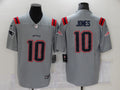 Men's New England Patriots Mac Jones #10 Gray Game Jerseys