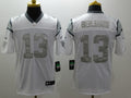 Men's Carolina Panthers Kelvin Benjamin #13 White Game Jerseys
