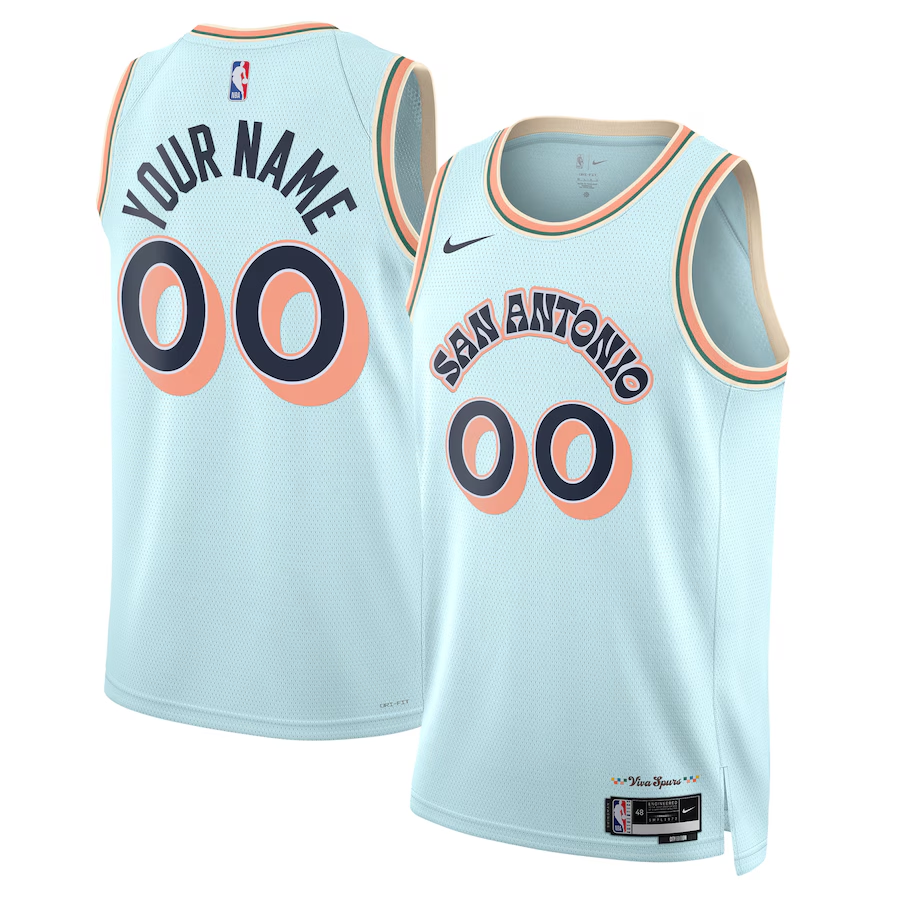 Custom San Antonio Spurs 2024-25 City Edition Jersey