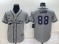 Men's Dallas Cowboys CeeDee Lamb #88 Gray Game Jerseys Joint Edition