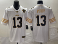 Men's San Francisco 49ers Brock Purdy #13 White 75th Anniversary Game Jerseys