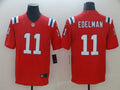 Men's New England Patriots Julian Edelman #11 Red Game Jerseys