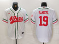 Men's San Francisco 49ers Deebo Samuel #19 White Player Game Jerseys