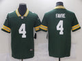 Men's Green Bay Packers Brett Favre #4 Green Game Player Jerseys