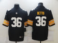 Men's Pittsburgh Steelers Jerome Bettis #36 Black Player Game Jerseys