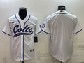 Men's Indianapolis Colts White Blank Jerseys