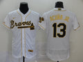 Men's Atlanta Braves Ronald Acuna Jr. #13 White Replica Player Jerseys