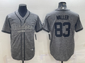 Men's Las Vegas Raiders Darren Waller #83 Gray Player Jerseys Joint Edition