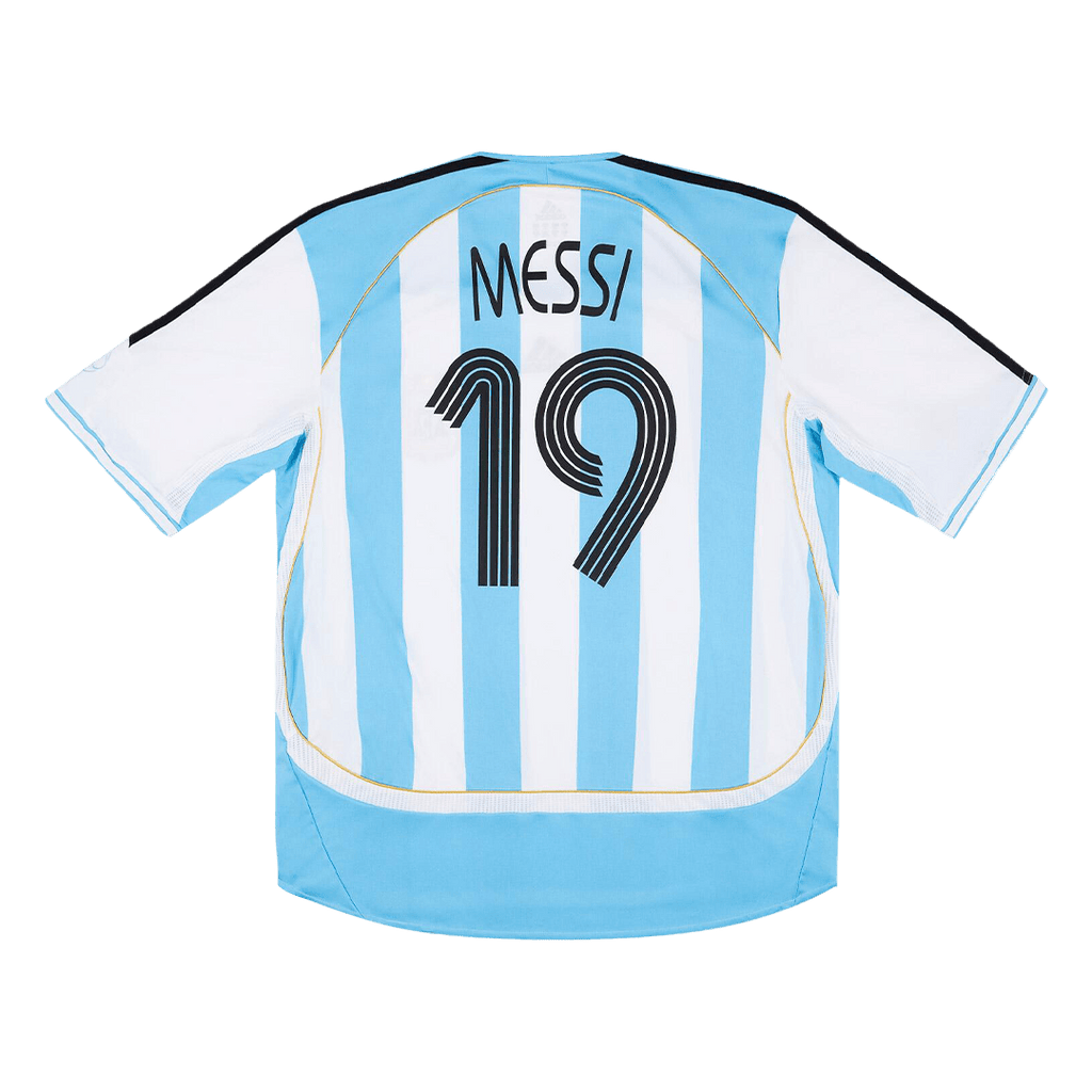 Retro MESSI #19 2006 Argentina Home Soccer Jersey