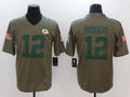 Men's Green Bay Packers Aaron Rodgers #12 Brown Player Jerseys