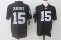 Men's Las Vegas Raiders Michael Crabtree #15 Black Game Player Jerseys