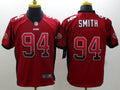 Men's San Francisco 49ers Justin Smith #94 Red Game Jerseys