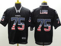 Men's Las Vegas Raiders Howie Long #75 Black Player Game Jerseys