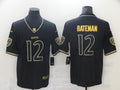 Men's Baltimore Ravens Rashod Bateman #12 Black Game Player Jerseys