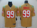 Men's Los Angeles Rams Aaron Donald #99 Yellow City Edition Game Jerseys