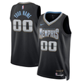 Men's Memphis Grizzlies Black 2022/23 Swingman Custom Jerseys - City Edition