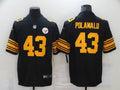 Men's Pittsburgh Steelers Troy Polamalu #43 Black Alternate Legend Jerseys