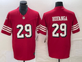 Men's San Francisco 49ers Talanoa Hufanga #29 Red Game Jerseys