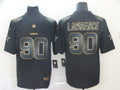 Men's Dallas Cowboys DeMarcus Lawrence #90 Black Game Player Jerseys