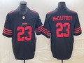 Men's San Francisco 49ers Christian McCaffrey #23 Black Game Jerseys