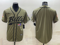 Men's Buffalo Bills Olive 2022 Salute To Service Limited Blank Jerseys