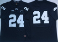 Men's Penn State Nittany Lions NCAA #24 Navy Team Football Jersey