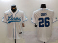 Men's Detroit Lions Jahmyr Gibbs #26 White Player Jerseys