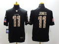 Men's Atlanta Falcons #11 Julio Jones Black Authentic Game Jerseys