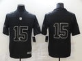Men's Kansas City Chiefs #15 Patrick Mahomes Black Alternate Game Jerseys