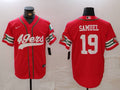 Men's San Francisco 49ers Deebo Samuel #19 Scarlet Player Game Jerseys