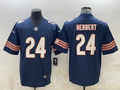 Men's Chicago Bears Khalil Herbert #24 Navy Game Jerseys