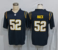 Men's Los Angeles Chargers Khalil Mack #52 Navy Alternate Game Jerseys