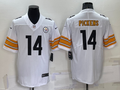 Men's Pittsburgh Steelers George Pickens #14 White Game Jerseys