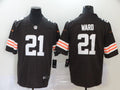 Men's Cleveland Browns Denzel Ward #21 Brown Game Jerseys