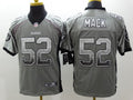 Men's Las Vegas Raiders Khalil Mack #52 Gray Game Player Jerseys