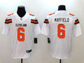 Men's Cleveland Browns Baker Mayfield #6 White Game Player Jerseys