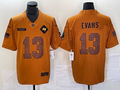 Men's Tampa Bay Buccaneers Mike Evans #13 Brown 2023 Salute To Service Limited Jerseys